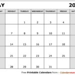 May 2018 Calendar Template, Calendar May 2018 Printable Template