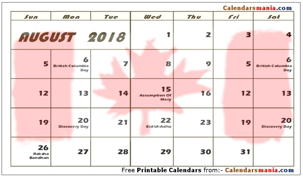 august-2018-calendar-canada