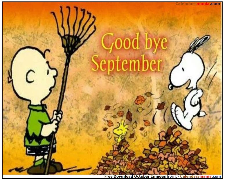 Goodbye September Hello October Pictures