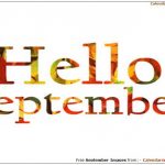 Hello September Clipart