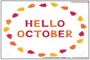 Hello October Photos Clipart Tumblr