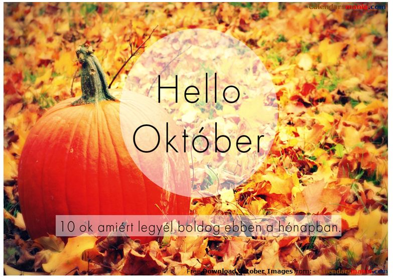 Hello October Images Quotes