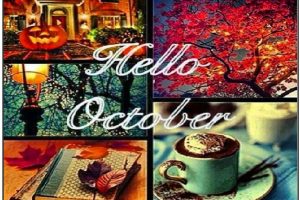 Hello October Month Pinterst