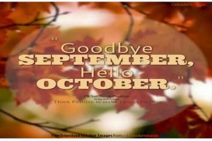 Hello October Quotes and Sayings