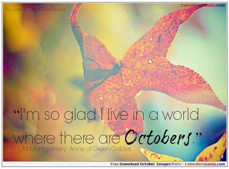 October Quotes and Sayings