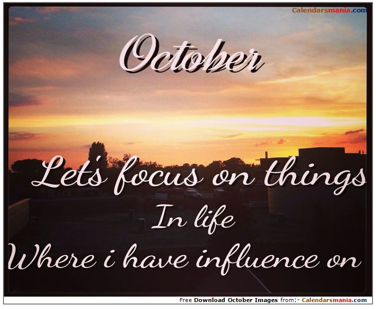 Quotes For October Month