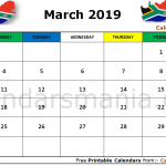 March 2019 Calendar SA