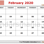 February 2020 Calendar Malaysia