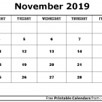 November 2019 Calendar Designs