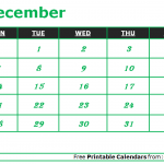 December 2020 Calendar Tumblr