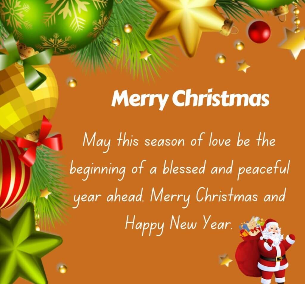 merry christmas greetings family and friends